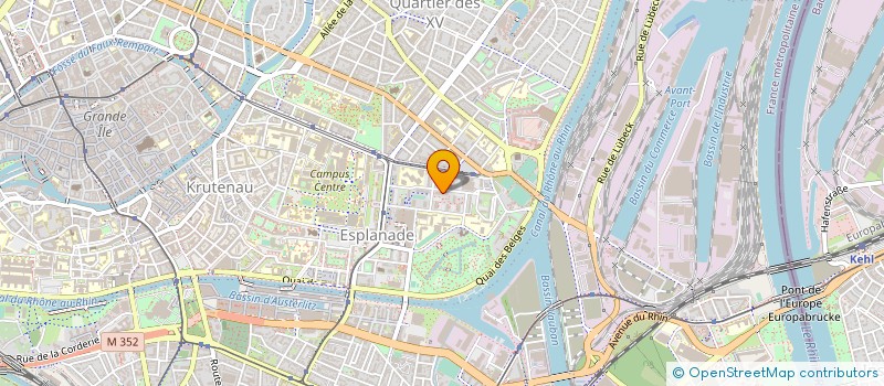 localisation de l'entreprise ADC  STRASBOURG