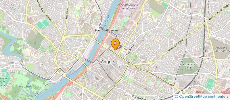 localisation de l'entreprise ADC (ANTHONY DENUAULT CONSEIL) à ANGERS