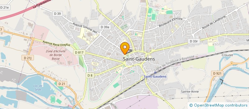 localisation de l'entreprise ADC AUTO DIAGNOSTIC CONSEIL à SAINT-GAUDENS
