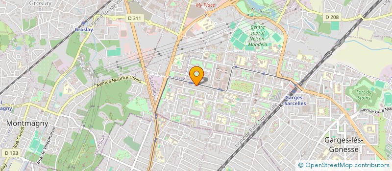 localisation de l'entreprise ADC BATIMENT à SARCELLES
