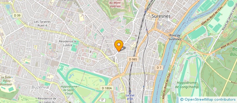 localisation de l'entreprise ADC CHAUFFEUR PRIVE à SURESNES