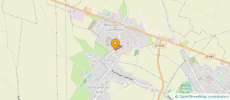 localisation de l'entreprise ADC DESAMIANTAGE à BEAUVOIS-EN-CAMBRESIS