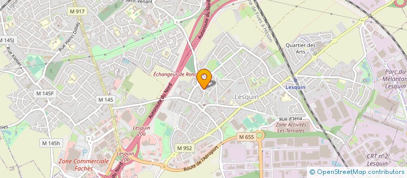 localisation de l'entreprise ADC DUMOULIN à LESQUIN