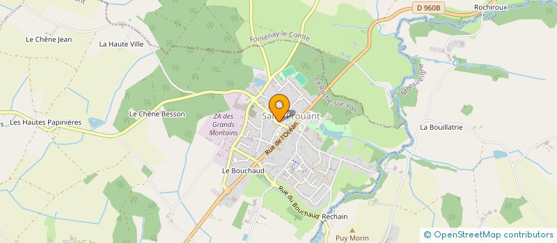 localisation de l'entreprise ADC FACILITIES  SAINT-PROUANT