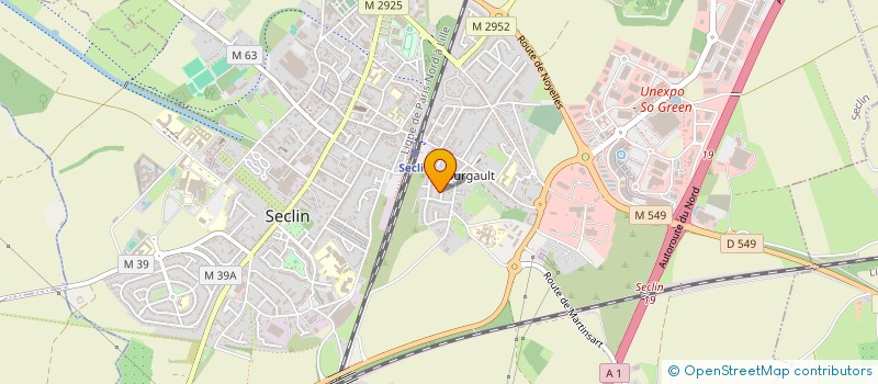 localisation de l'entreprise ADC FACTORY  SECLIN