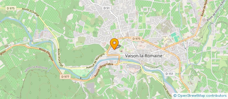 localisation de l'entreprise ADC IMMOBILIER  VAISON-LA-ROMAINE