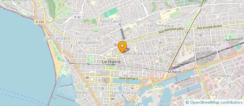 localisation de l'entreprise ADC LE HAVRE  LE HAVRE