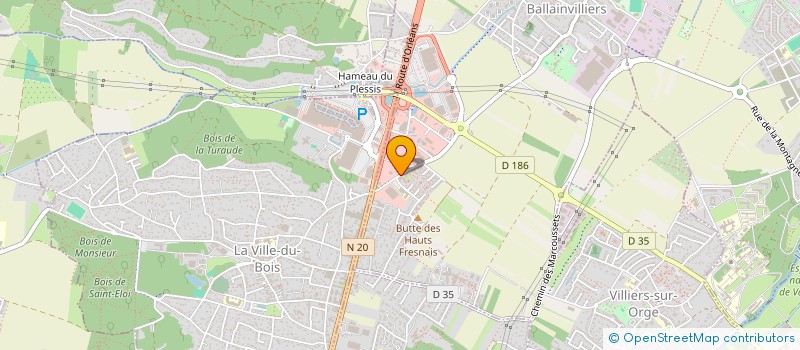 localisation de l'entreprise ADC LOC 3  BALLAINVILLIERS