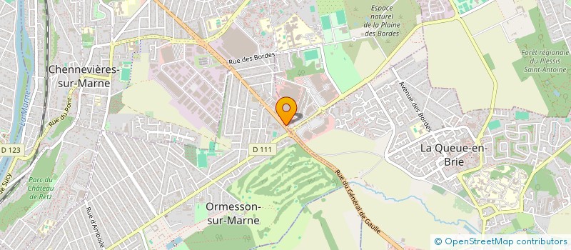 localisation de l'entreprise ADC ORMESSON à CHENNEVIERES-SUR-MARNE