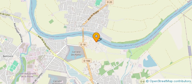 localisation de l'entreprise ADC PATRIMOINE à SAINT-ROMAIN-DE-JALIONAS