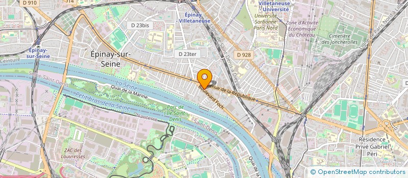 localisation de l'entreprise ADC RENOV à EPINAY-SUR-SEINE