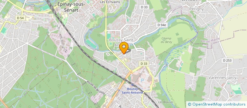 localisation de l'entreprise ADC RENOVATION  BOUSSY-SAINT-ANTOINE