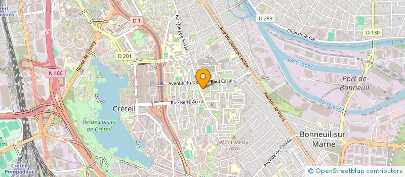 localisation de l'entreprise ADC RENOVER ET CONSTRUIRE à CRETEIL