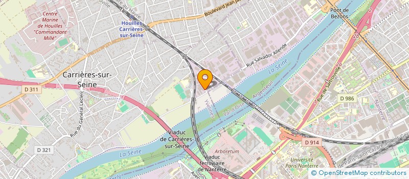 localisation de l'entreprise ADC TRAINING ET CORPORATE à CARRIERES-SUR-SEINE