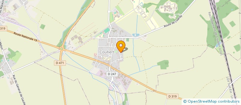 localisation de l'entreprise ADC3D  COUBERT