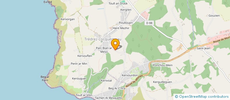 localisation de l'entreprise ADCCLG22  TREDREZ-LOCQUEMEAU