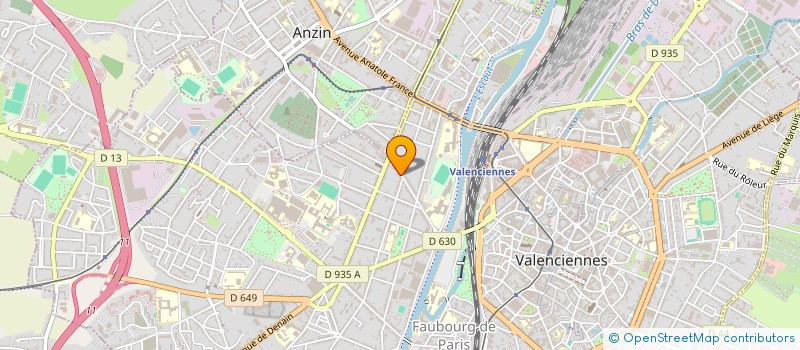 localisation de l'entreprise ADCG VALENCIENNES IMMO  VALENCIENNES