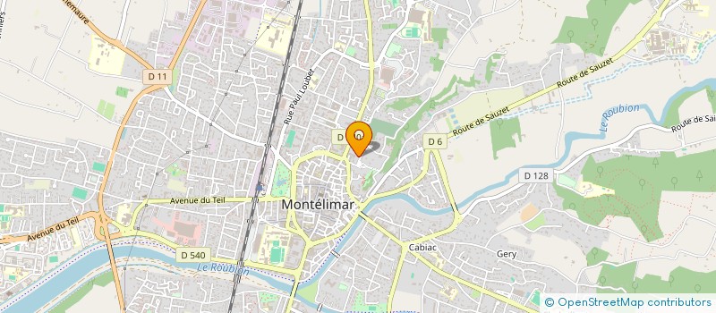 localisation de l'entreprise ADCH TRADING  MONTELIMAR