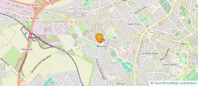 localisation de l'entreprise ADCJ PRESSING NETTOYAGE MULTISERVICES à CAEN