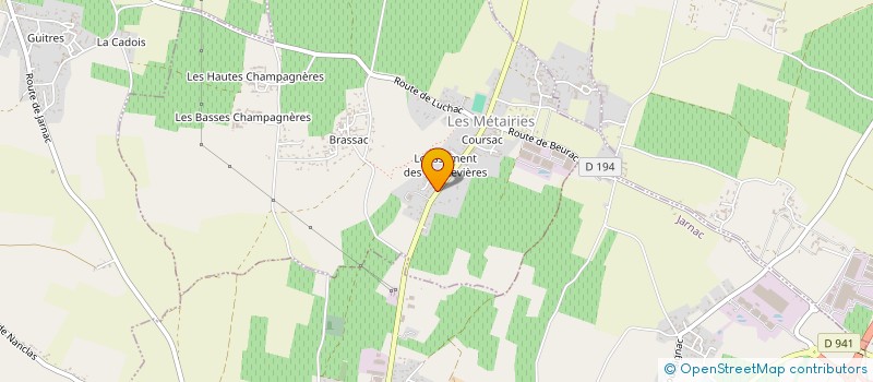 localisation de l'entreprise ADCONSULTING à FOUSSIGNAC