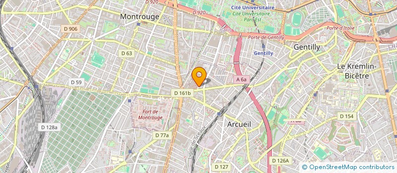 localisation de l'entreprise ADCORUM CONSULTING à ARCUEIL