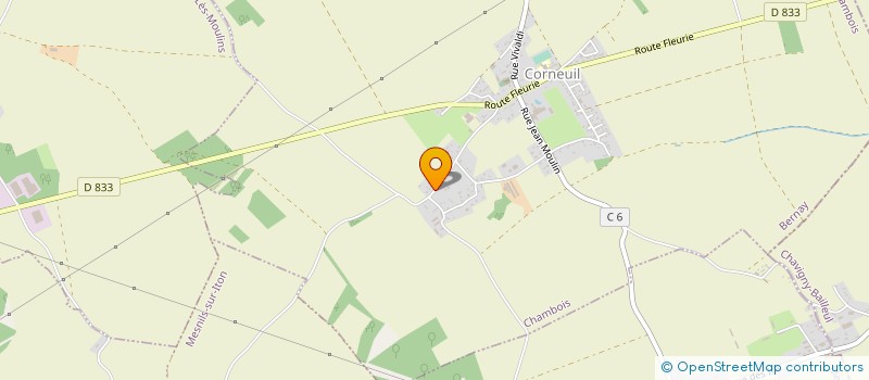 localisation de l'entreprise ADCP  CHAMBOIS