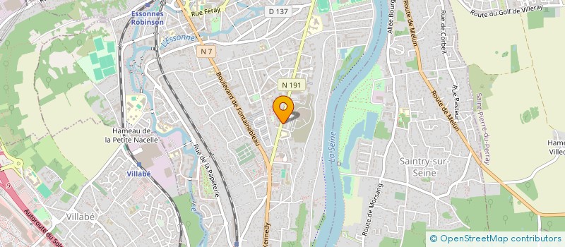 localisation de l'entreprise ADCP à CORBEIL-ESSONNES
