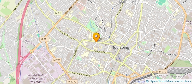 localisation de l'entreprise ADCS à TOURCOING