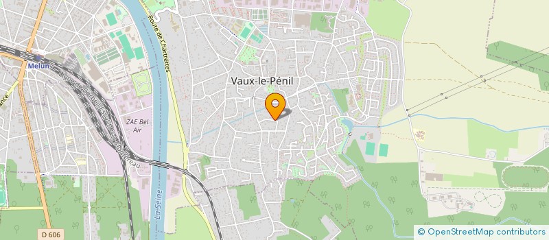 localisation de l'entreprise ADCS 77 à VAUX-LE-PENIL