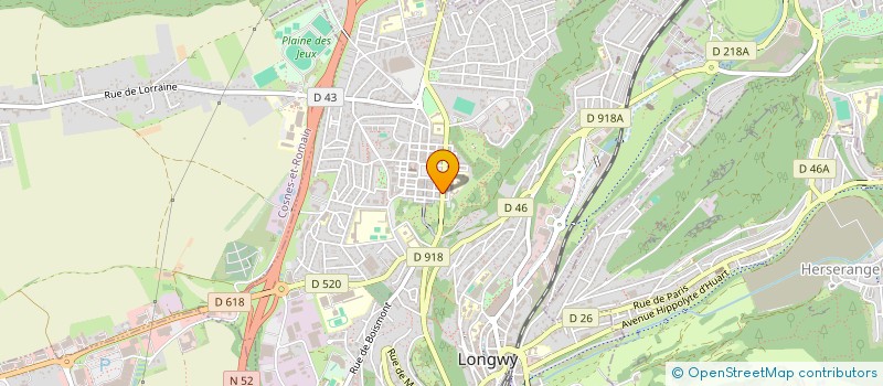 localisation de l'entreprise ADCS-KDM à LONGWY