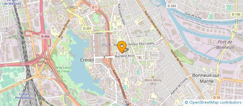 localisation de l'entreprise ADD  CRETEIL