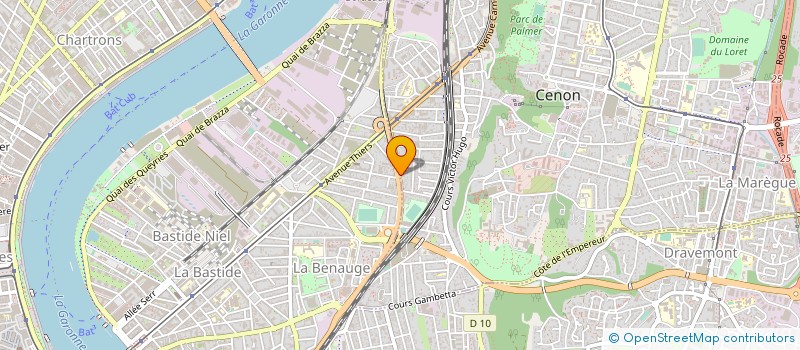 localisation de l'entreprise ADD ACCADEMY BORDEAUX  CENON