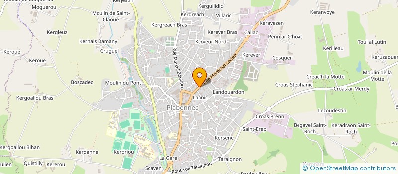 localisation de l'entreprise ADD PRODUITS FRAIS à PLABENNEC