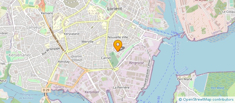 localisation de l'entreprise ADD TECHNOLOGIES à LORIENT