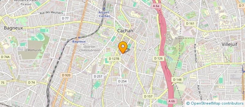 localisation de l'entreprise ADD TRANSEXPRESS à CACHAN