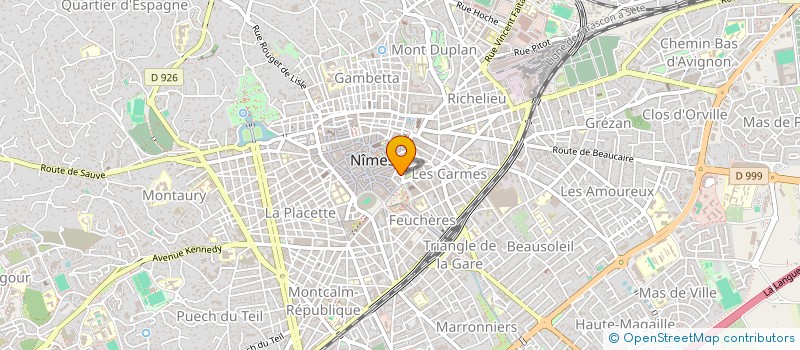localisation de l'entreprise ADDA à NIMES
