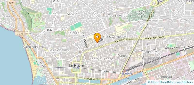 localisation de l'entreprise ADDA à LE HAVRE