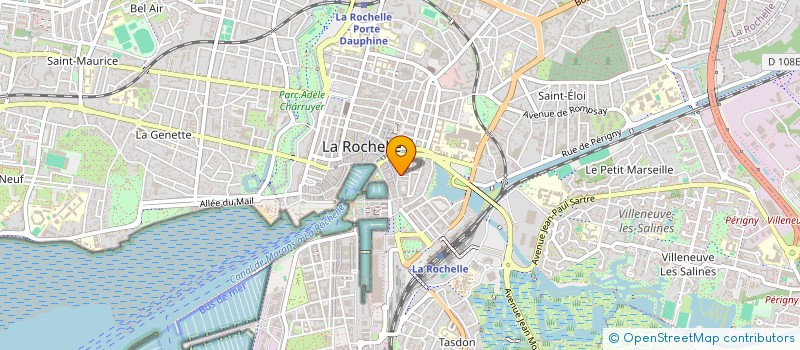 localisation de l'entreprise ADDA CLUB à LA ROCHELLE