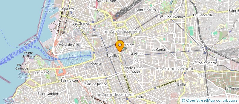 localisation de l'entreprise ADDA COIFFURE à MARSEILLE