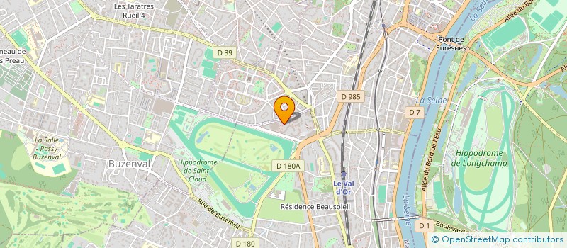 localisation de l'entreprise ADDA-FOURMONT ASSOCIES  SAINT-CLOUD