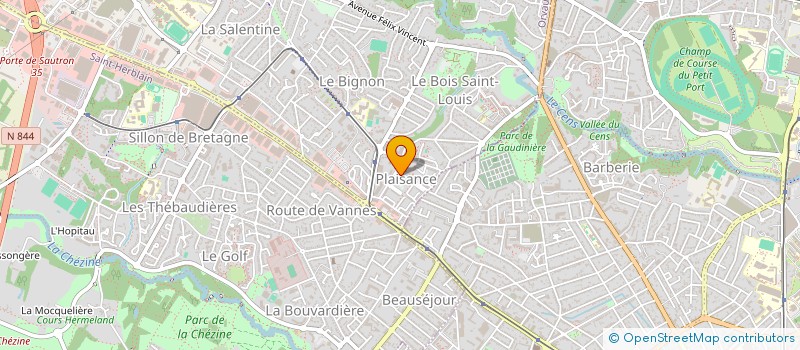 localisation de l'entreprise ADDA ISOLATIONS à ORVAULT