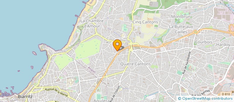 localisation de l'entreprise ADDA MICHEL LOCATION à ANGLET