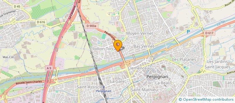 localisation de l'entreprise ADDA MORENO  PERPIGNAN