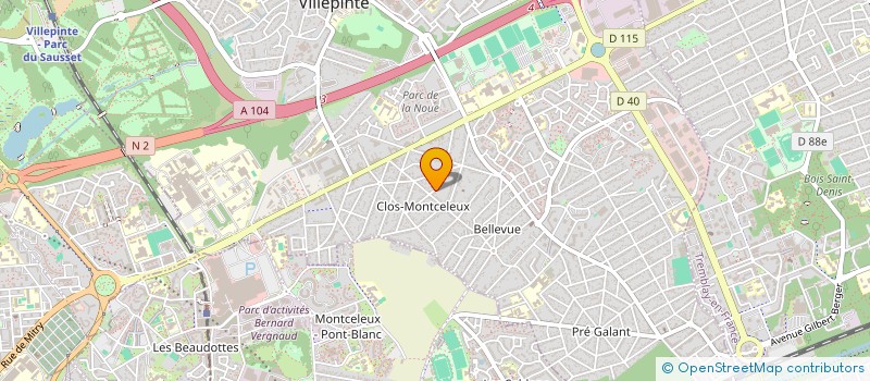localisation de l'entreprise ADDAD FCI à VILLEPINTE