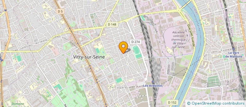 localisation de l'entreprise ADDAM CONSULTING à VITRY-SUR-SEINE