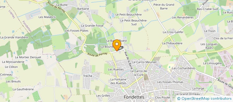 localisation de l'entreprise ADDAX à LUYNES