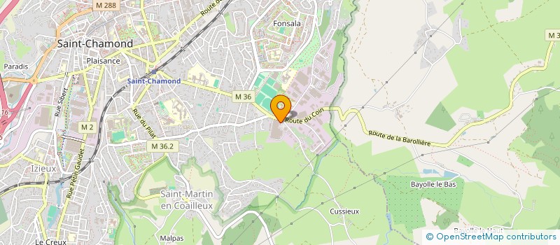 localisation de l'entreprise ADDAX  SAINT-CHAMOND