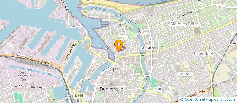 localisation de l'entreprise ADDB GROUP à DUNKERQUE