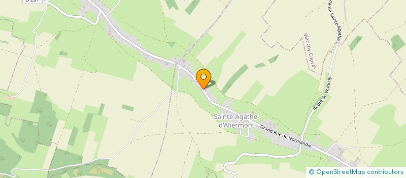 localisation de l'entreprise ADDC  SAINTE-AGATHE-D'ALIERMONT