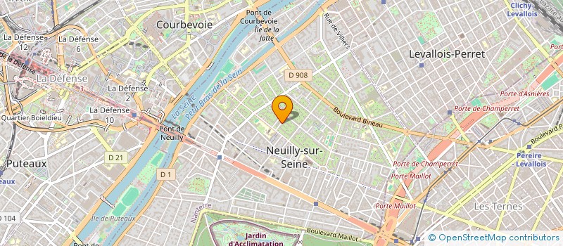 localisation de l'entreprise ADDCO à NEUILLY-SUR-SEINE